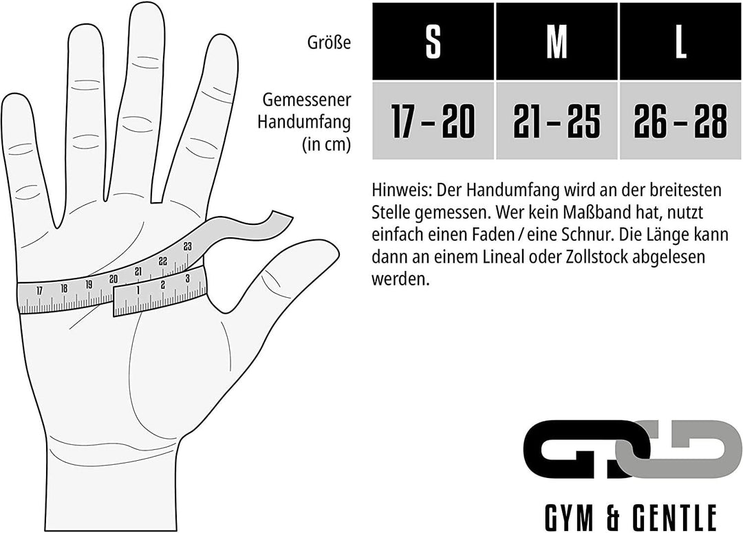 Gym & Gentle Damen Fitness Handschuhe - Schutz für Frauen beim Sport/Kraftsport/Fahrrad/Bodybuilding