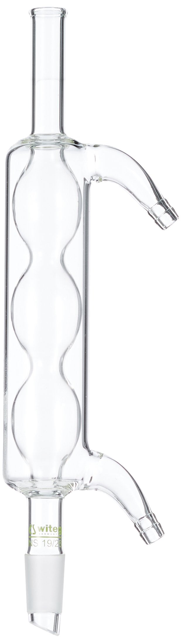 Allihn-Kühler, nach DIN 12581, Kern NS 19/26, Mantellänge 160 mm, 160 mm