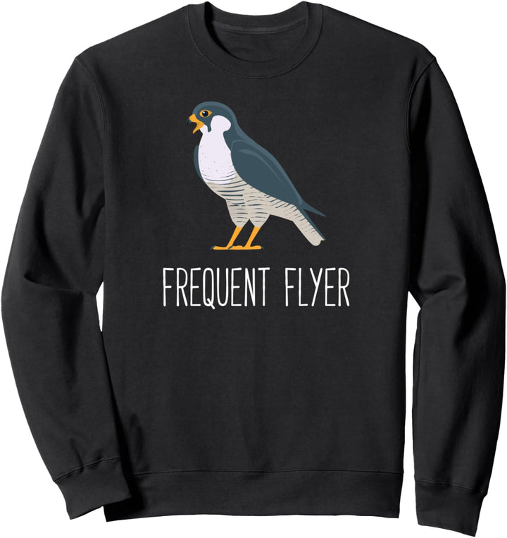 Birder Birding Wanderfalke Vielflieger Sweatshirt