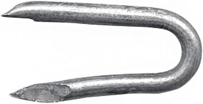 siwitec Stahlkrampen verzinkt 3,4 x 34 mm, 5 kg, Krampen mit schräg geschnittenen Spitzen, U-Nägel,