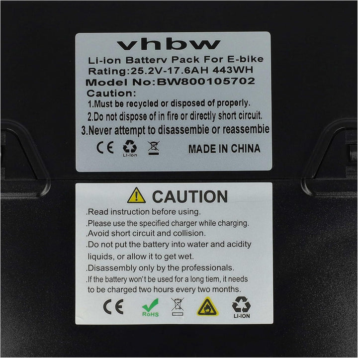 vhbw Akku kompatibel mit Flyer S-Serie | T14 HS, T8, L-Serie,, T6, T10, T10 HS, T11 HS, L8 HS, L9 E-