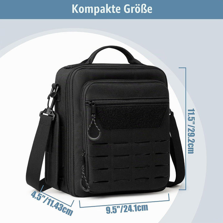 Damero Kopfhörer Tasche für Flieger, kleine Pilotenkoffer für Kopfhörer, Tasche für Flugkopfhörer mi