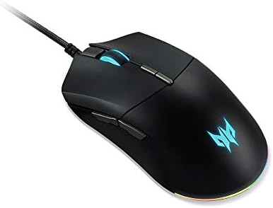Acer Predator Maus Cestus 330, Gaming-Maus, ergonomisches Design, bis zu 16000 DPI, 5 DPI-Shift-Sett