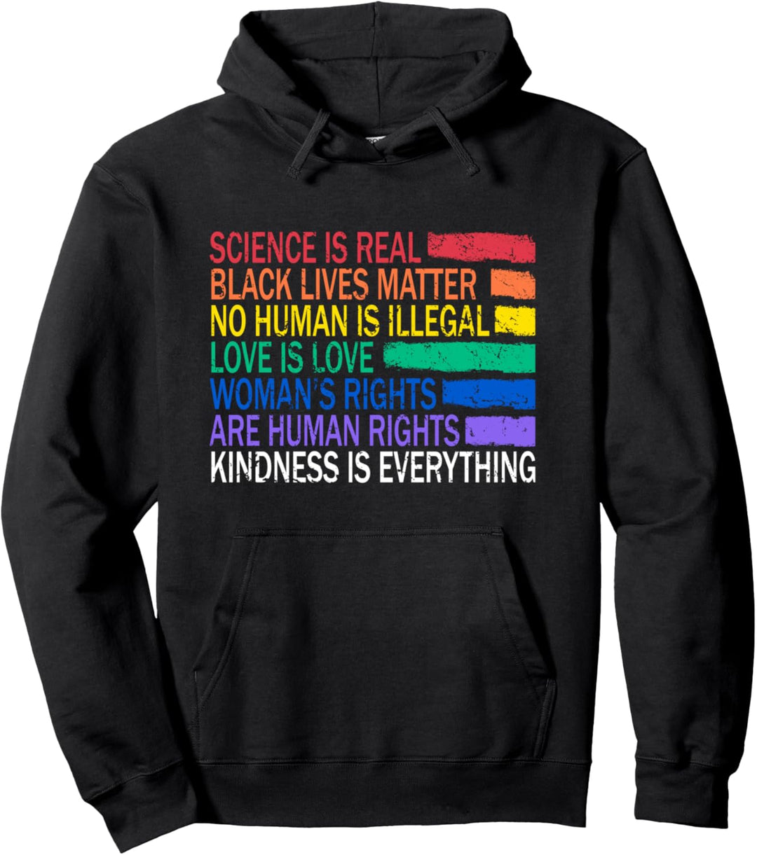 Schwul Homo Outfit LGBT Gay Homosexualität Science is Real Pullover Hoodie