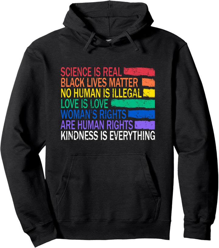 Schwul Homo Outfit LGBT Gay Homosexualität Science is Real Pullover Hoodie