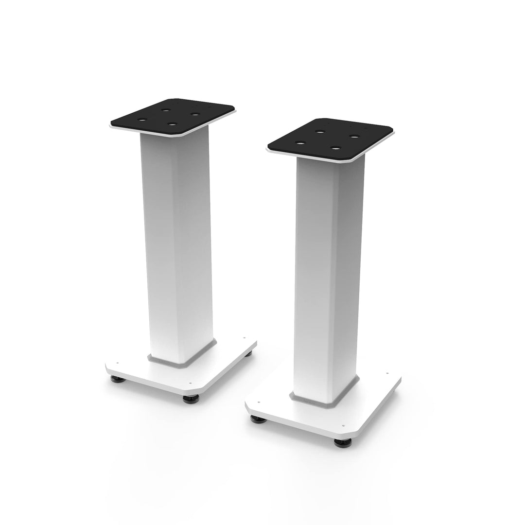 Kanto SX22W Universal Fillable Speaker Floor Stands for Bookshelf Speakers | 22" Tall | Dedicated Ca