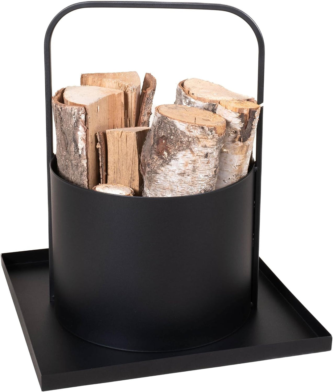 Kapaga - Untergestell für Holzkörbe oder Kaminholzregal 45x45 cm, Sockel für Kamin, Brennholzständer