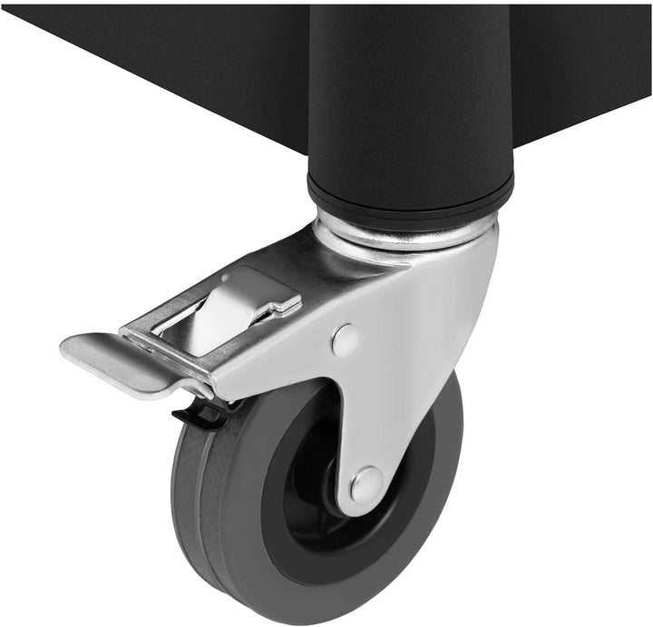 Royal Catering RC-PSTB3800 Servierwagen Teewagen Küchenwagen Gastro 3 Borde 4 Räder bis 90 kg 63 x 4