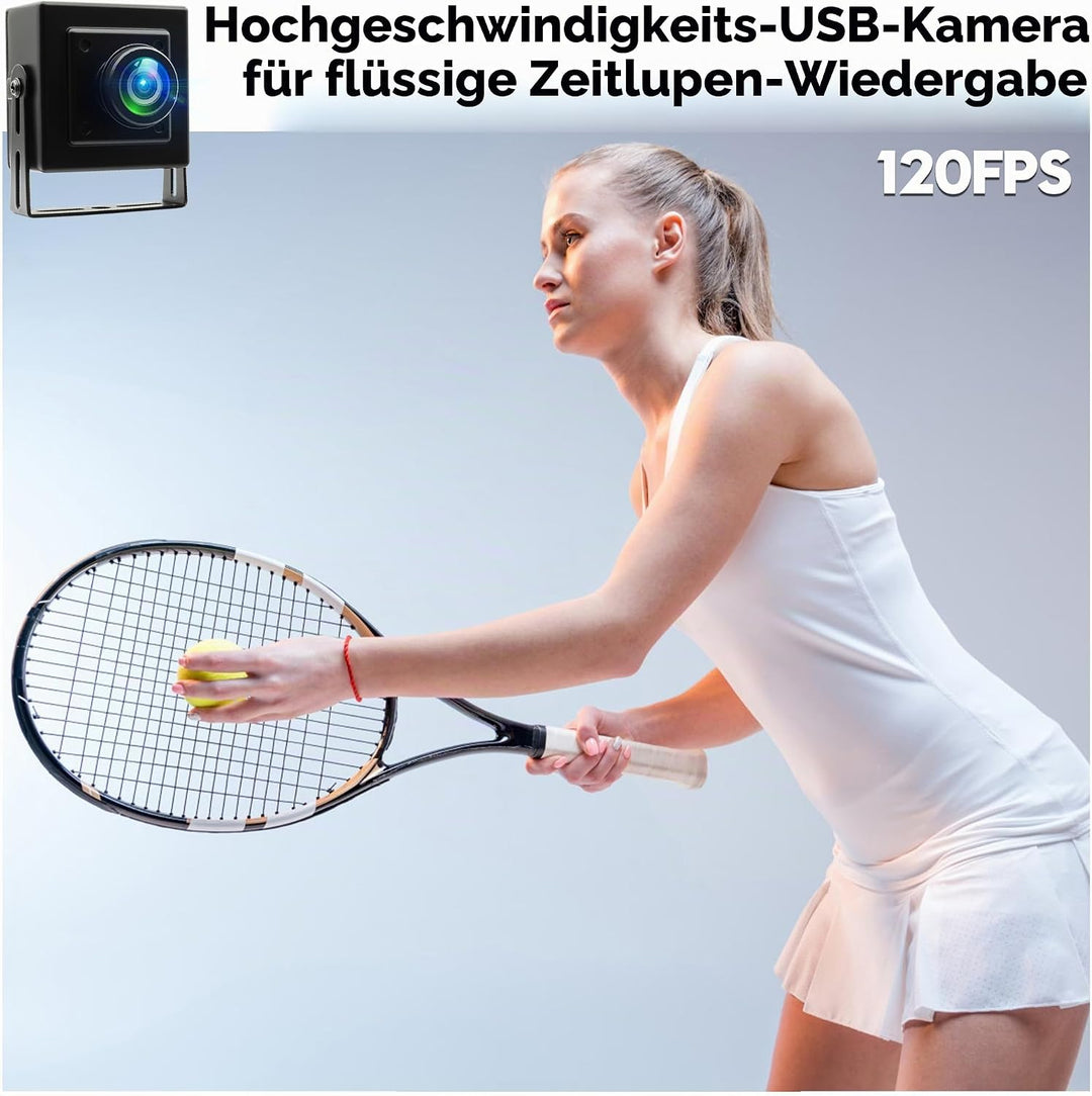 ELP 12MP 4K USB-Kamera,120 fps High-Speed-Webcam mit Sternenlichtfunktion für schwache Beleuchtung 1