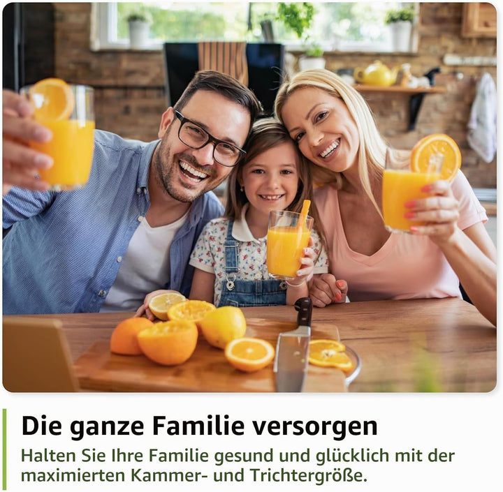 HUROM | H400 | Entsafter für Obst und Gemüse | Hurom Easy Clean H400 | Schneidschale | 150 Watt | BP