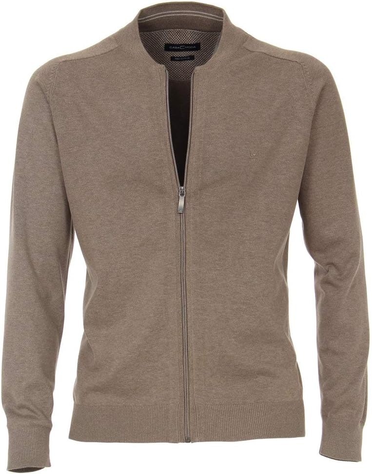 CASAMODA Strickjacke Uni, S Grau