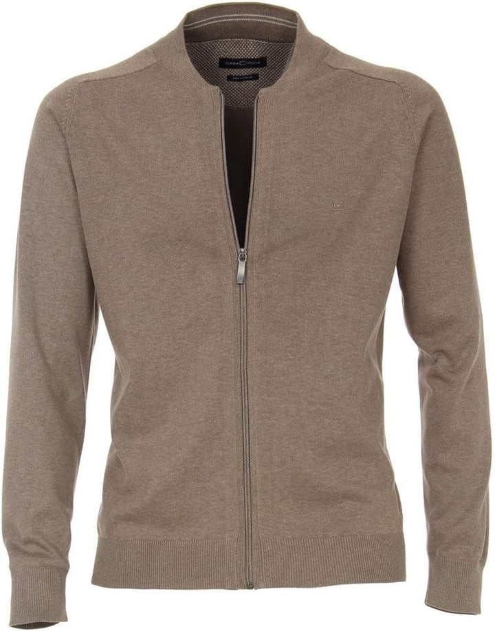 CASAMODA Strickjacke Uni, S Grau