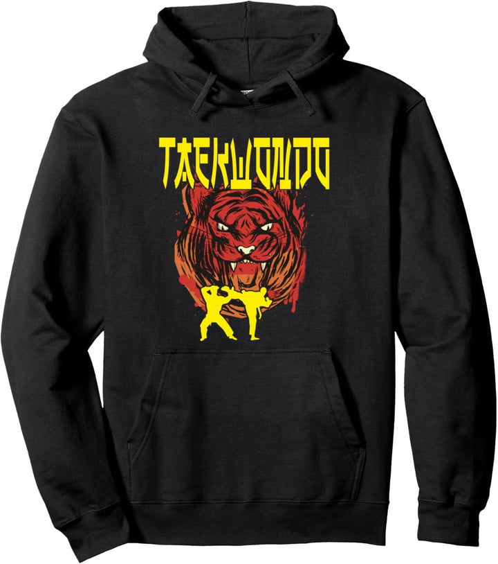 Tiger Taekwondo Martial Arts Taekwondo Pullover Hoodie