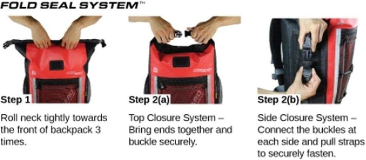 OverBoard wasserdichter Rucksack Pro 30 Liter Rot