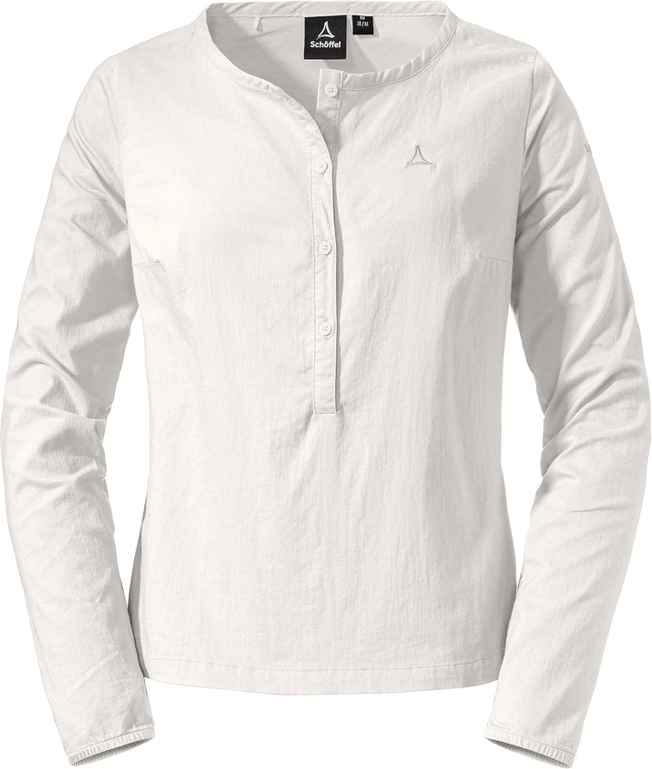 Schöffel Damen Catania Bluse Outdoorbluse Hemd 38 Whisper White, 38 Whisper White