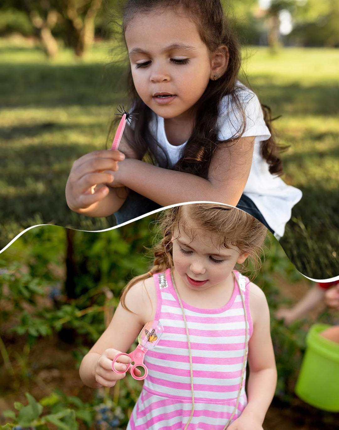 ROBOTIME Entdecker Kit & Insektenfänger-Set, 12-in-1 Outdoor-Abenteuerset für Kinder mit Kinderferng