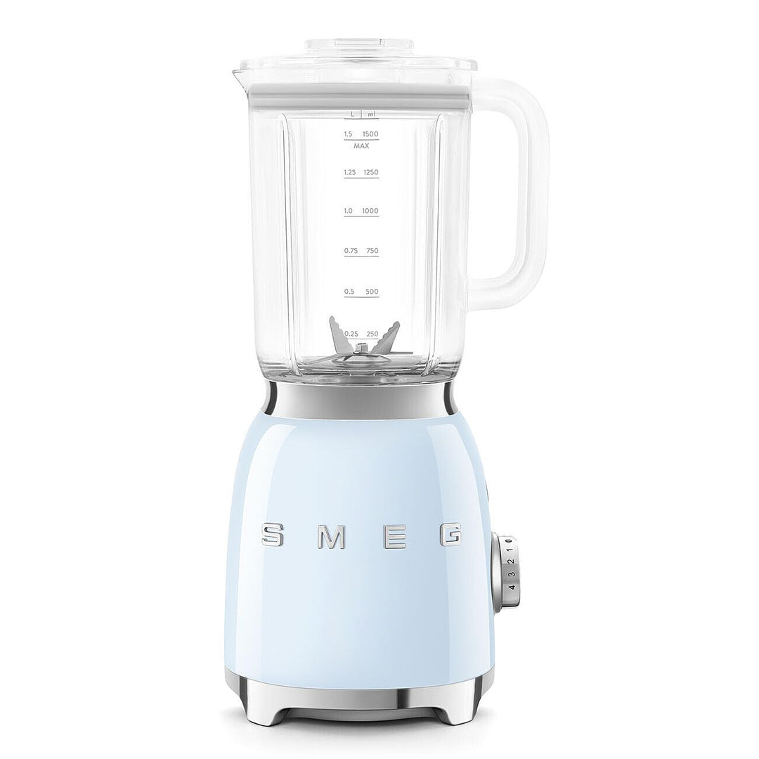SMEG, BLF03PBEU, 1,5 l Standmixer, 4 -Geschwindigkeitsstufen, 4 Automikprogramme, Abnehmbare Doppelk
