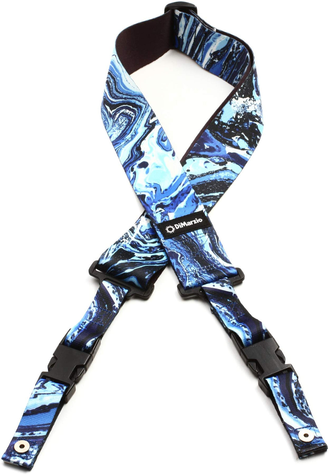 DIMarzio DD2240 - Cliplock Guitar Strap - Blue Universe