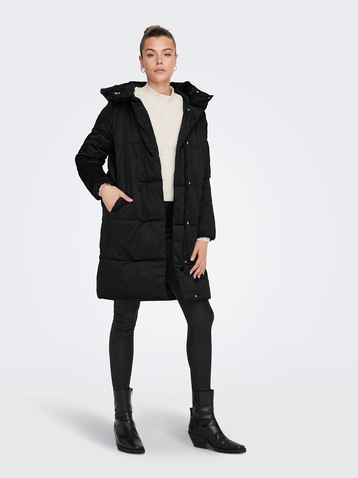 Jacqueline de Yong Female Steppmantel JDYMUSTANG Steppmantel XS Schwarz, XS Schwarz