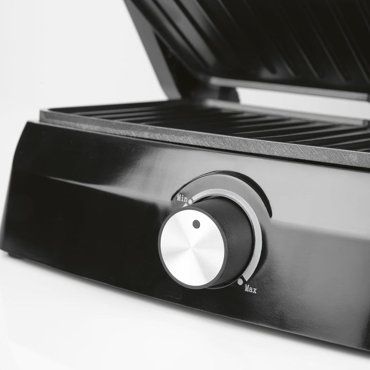 GOURMETmaxx Kontaktgrill mit Antihaftbeschichtung, 1000 Watt, stufenlos einstellbar, Cool-Touch-Grif