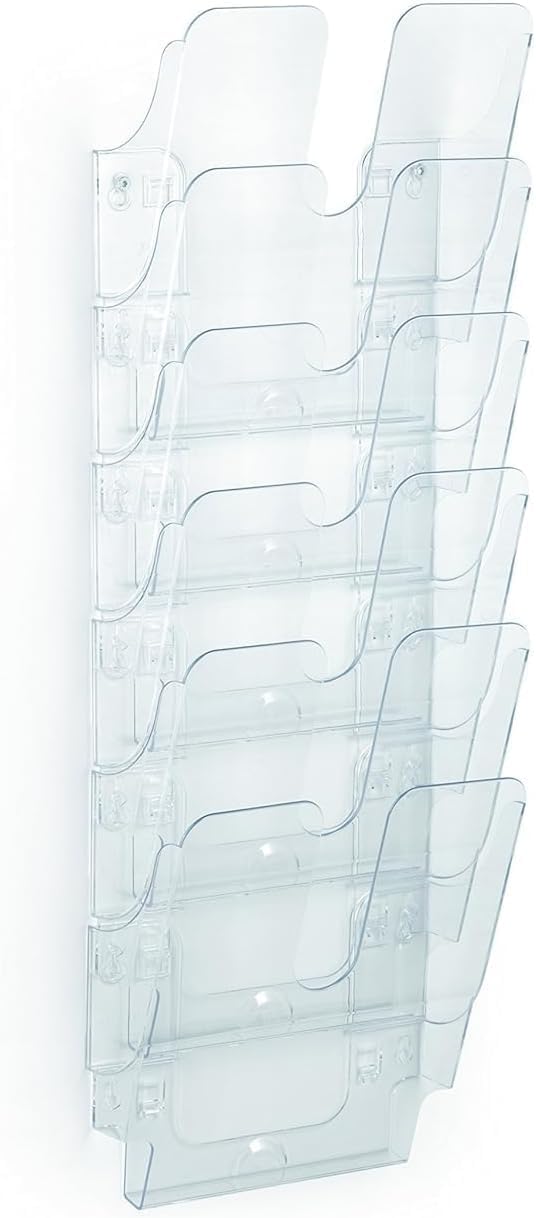 Durable Prospektspenderset (Flexiplus 6, A4 Hochformat) 1 Set, transparent, 1700008401, Transparent