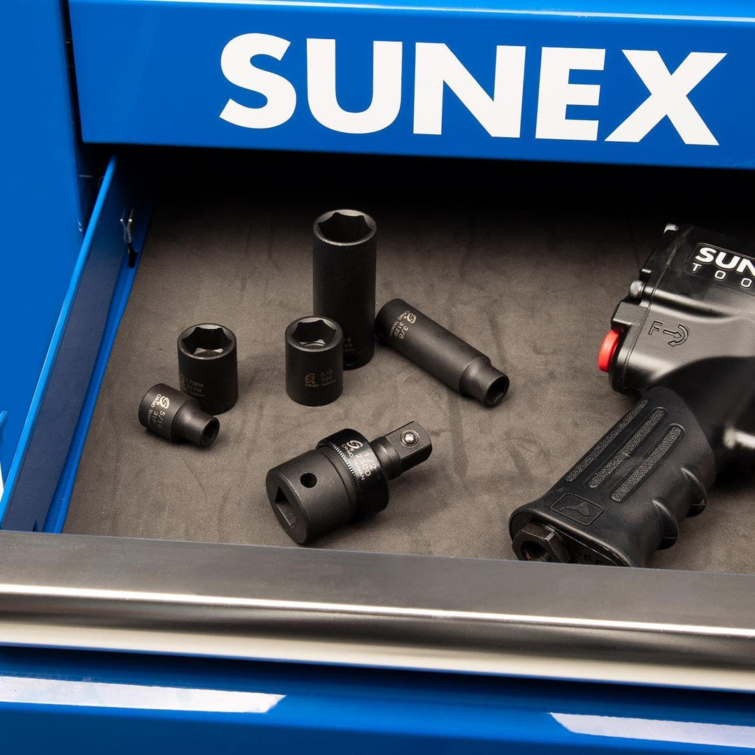 Sunex 2300 1/2 Zoll Antrieb, Universalschlaggelenk, Cr-Mo Stahl, Radius-Ecken-Design, flexibel, erfü
