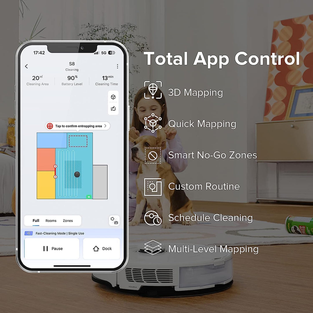Roborock S8 Staubsauger Roboterstaubsauger beutellos