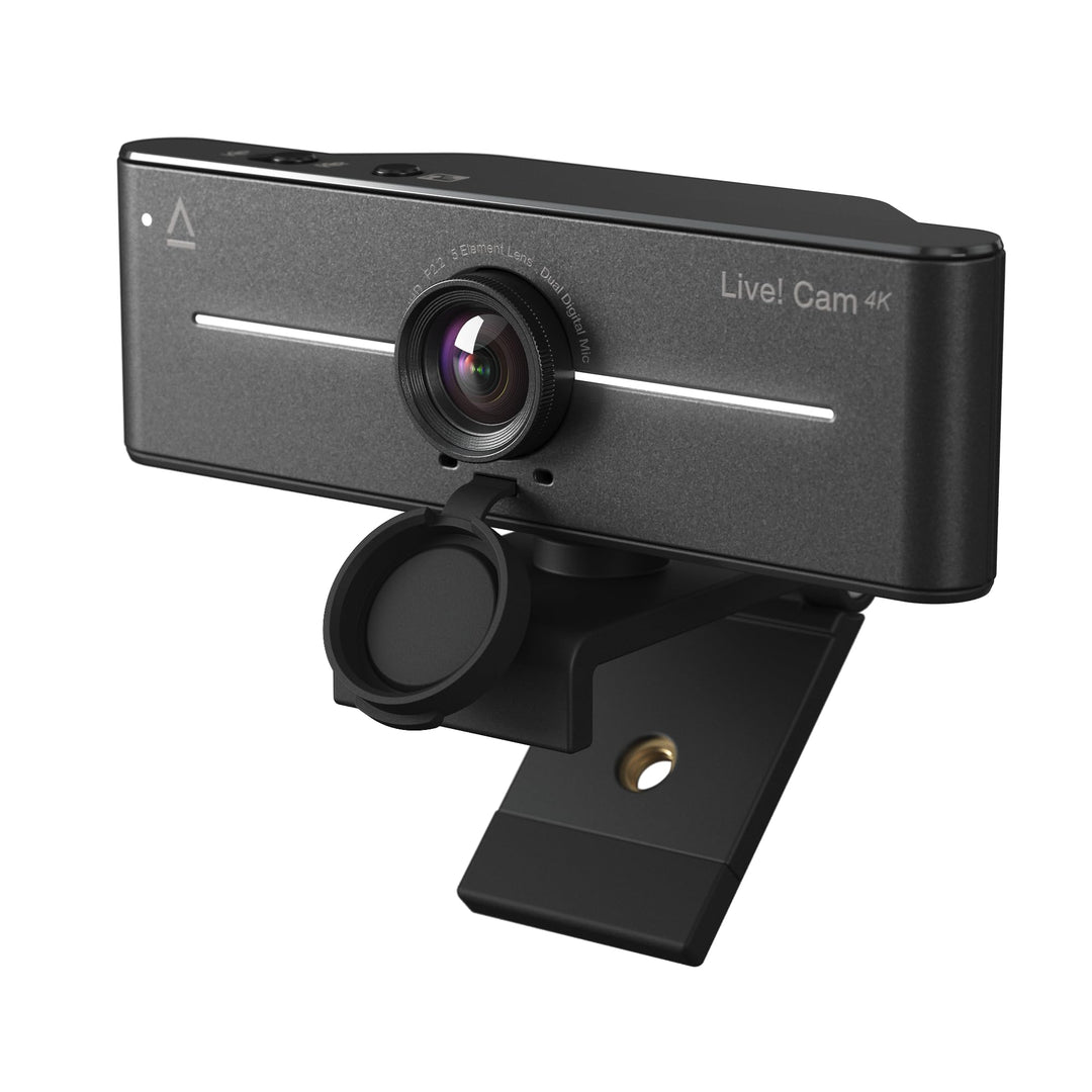 CREATIVE Live! Cam 4K UHD USB Webcam with Backlight Compensation, Up to 60 FPS, 95° Wide-Angle Lens,