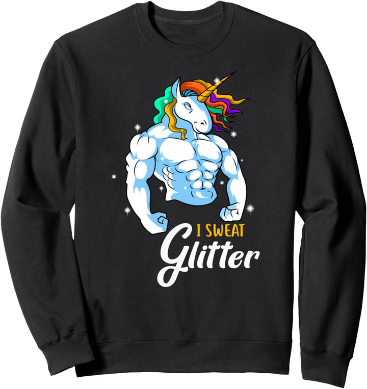 Gewichtheben Langhantel Unicorn - Einhorn Gewichtheben Sweatshirt