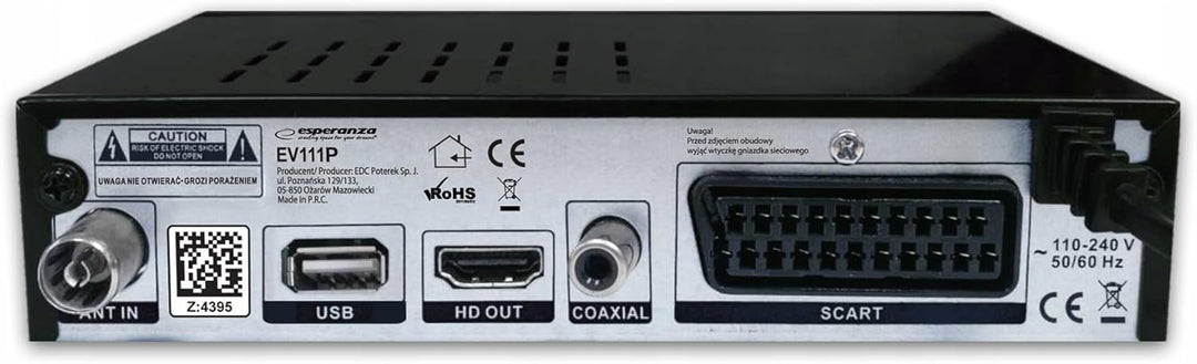 Esperanza EV106R TV Set-Top-Box-Kabel schwarz