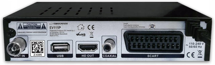 Esperanza EV106R TV Set-Top-Box-Kabel schwarz