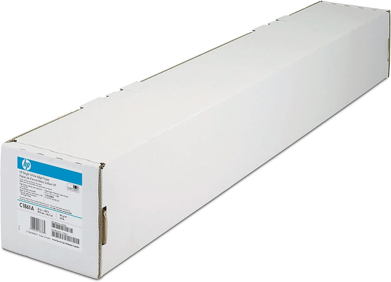 HP Q1444A Papier Inkjet 90g/m2 841 mm x 45.7 m 1 Rölle Pack, helle weiss