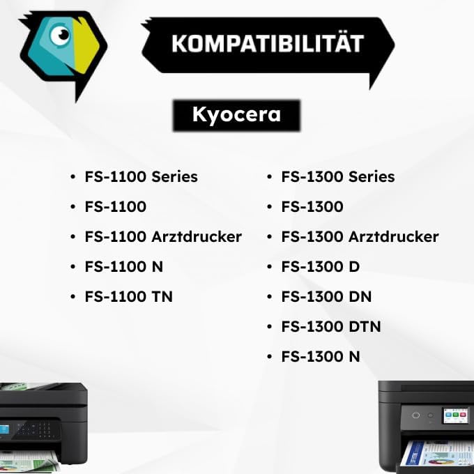 Inkadoo Trommel für Kyocera 302HS93011 / DK-130 FS-1300 Series, FS-1100 Series, 300.000 Seiten, farb