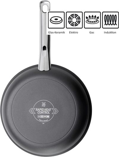 WMF Steak Profi Bratpfanne 24 cm Induktion, Steakpfanne ideal für scharfes Anbraten, Mehrschichtmate