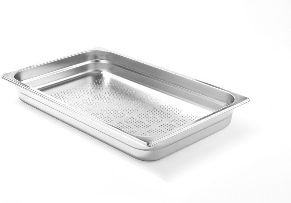 HENDI Gastronormbehälter, Temperaturbeständig von -40° bis 300°C, Heissluftöfen-Kühl- und Tiefkühlsc