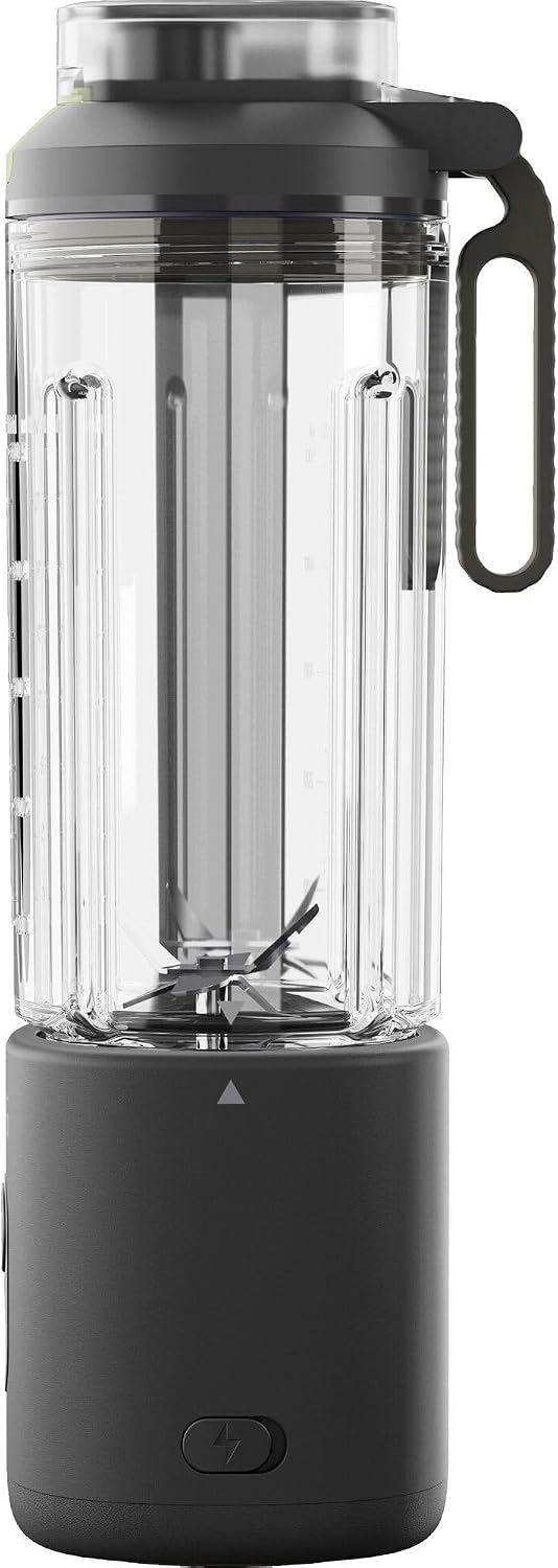AEG Tragbarer Standmixer, auslaufsicherer 500 ml Trinkbehälter, PB4-1-2CG | Akku Smoothie Maker wied