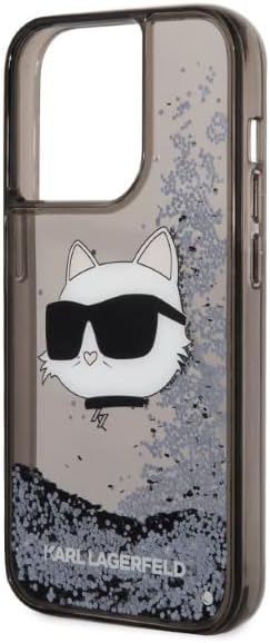 KARL LAGERFELD KLHCP14XLNCHCK Hülle für iPhone 14 Pro Max 6,7" Schwarz hardcase