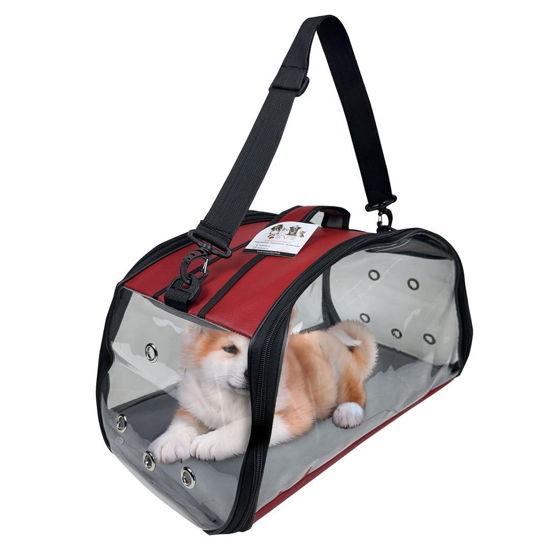 EVE Textile Hunde Tragetasche | Katzen Tragetasche | Hundetasche | Katzentasche | Hunde Umhängetasch