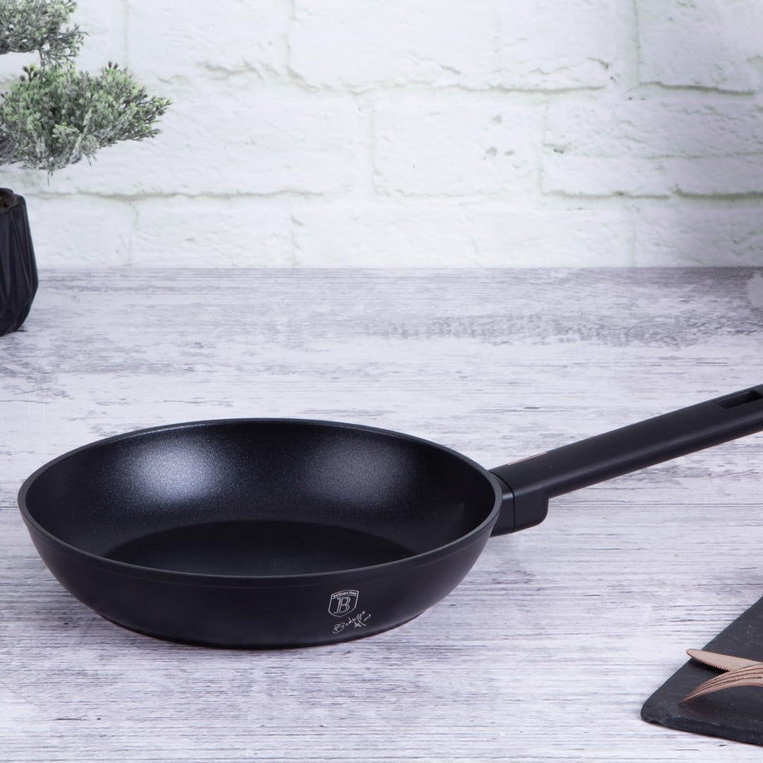 trends4cents Berlinger Haus BH/7096 Monaco Collection Bratpfannen Set 3 tlg. in schwarz Grillpfanne