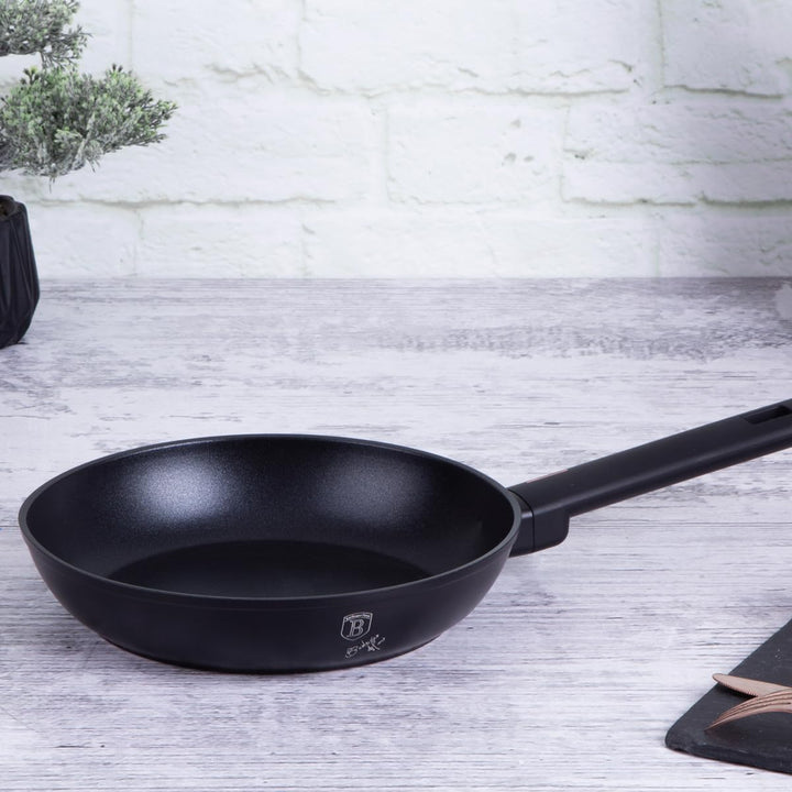 trends4cents Berlinger Haus BH/7096 Monaco Collection Bratpfannen Set 3 tlg. in schwarz Grillpfanne