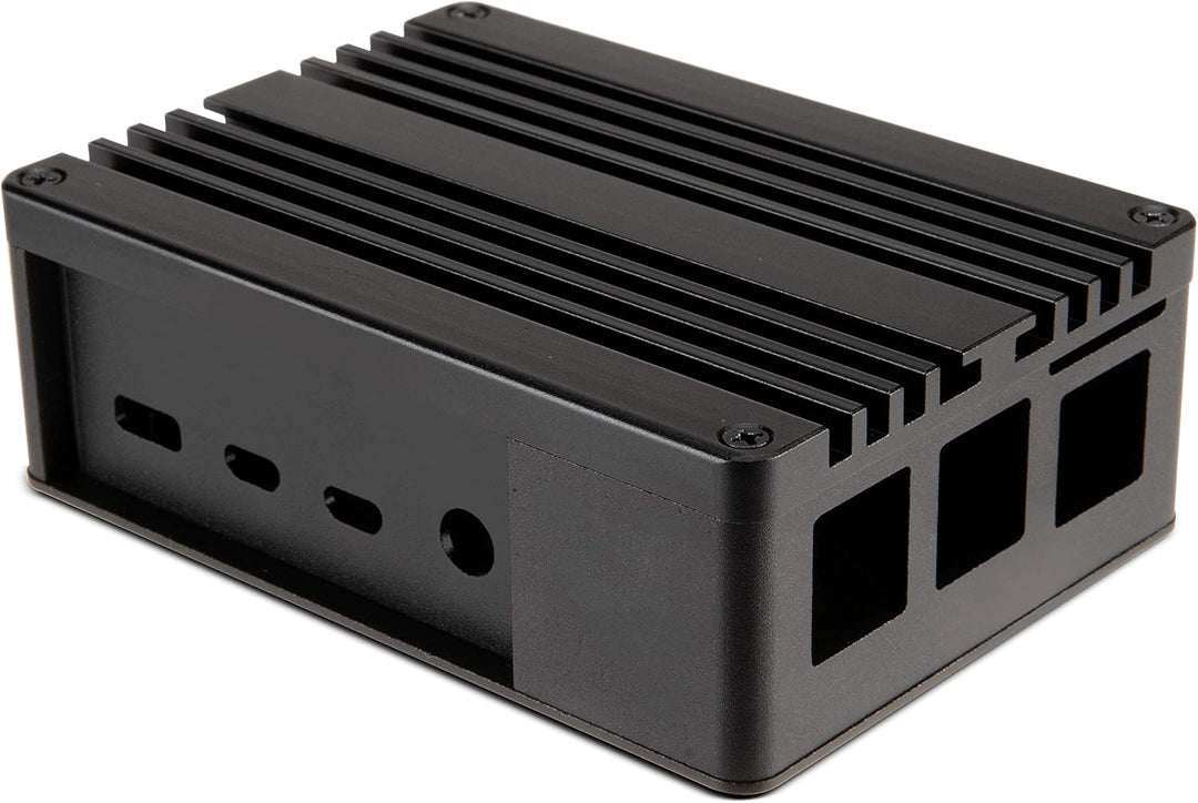 Akasa Pi-4 Pro | Lüfterloses Raspberry Pi 4 Gehäuse | Lüfterloses Gehäuse | Vollaluminium | Thermo-K