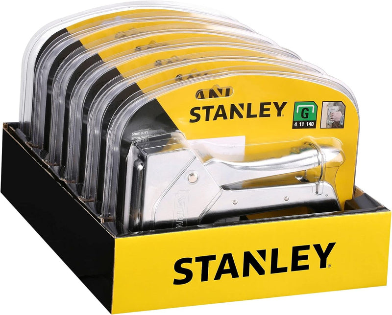 Stanley HD Standard Tacker (Griff feststellbar, Fenster zum Nachsehen des Füllstandes, 6 mm - 14 mm