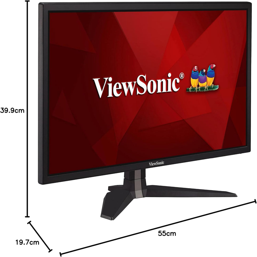 Viewsonic VX2458-P-MHD 60 cm (24 Zoll) Gaming Monitor (Full-HD, FreeSync, 1 ms, 144 Hz, HDMI, DP, ge