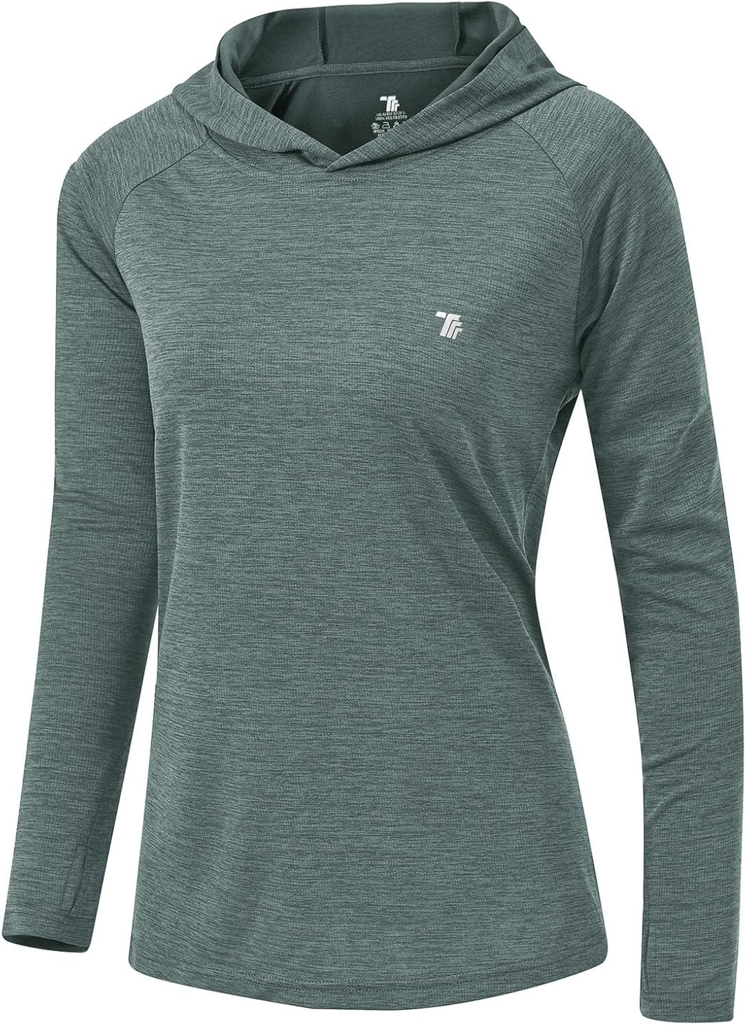 Damen Sport Shirt Langarm Laufshirt UPF 50+ UV Schutz Schnelltrocknend Pullover Sweatshirts Fitness