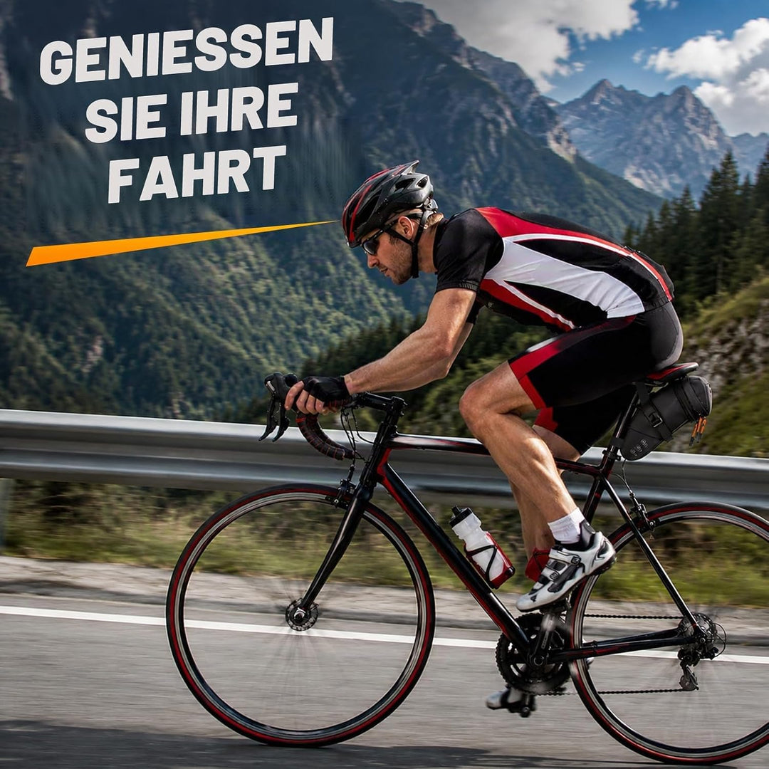 Satteltaschen für Fahrrad Wasserdicht Fahrrad Satteltasche Rennrad Klein | Saddle Bag 1,5–2 L Erweit