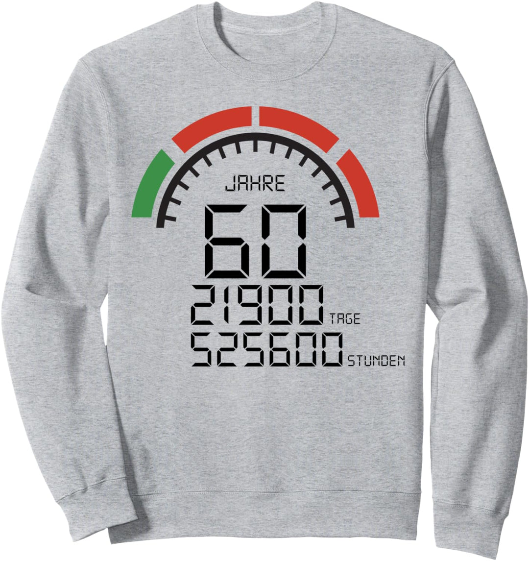60. Geburtstag Mann Frau 60 Jahre Jahrgang 1960 Sweatshirt