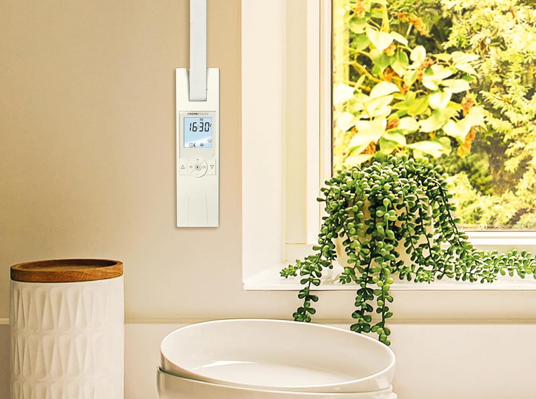 HOMEPILOT - Gurtwickler RolloTron Premium Smart | Elektrischer Gurtwickler mit Display zur bequemen