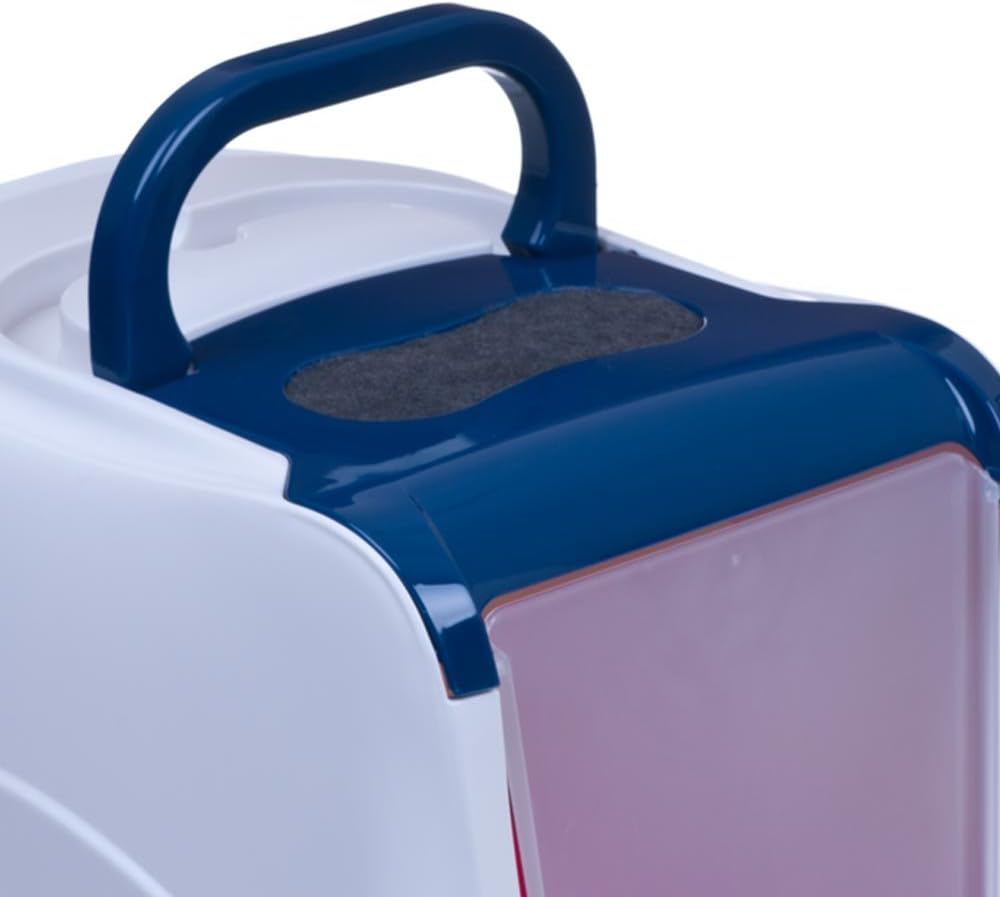 Katzentoilette Sondermodell 50 Katzenklo Schaufel Filter Haube blau Design 1 Unterteil himmelblau, U