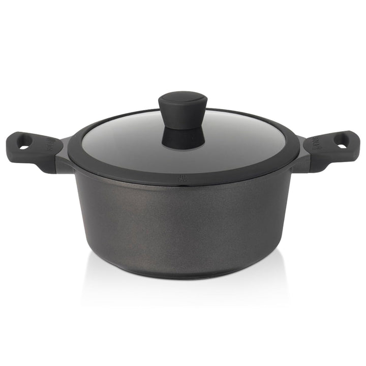 Sola Bräter mit Deckel Ceramic Deluxe - Induktionsgeeignet - Keramische Antihaftbeschichtung - ø 24