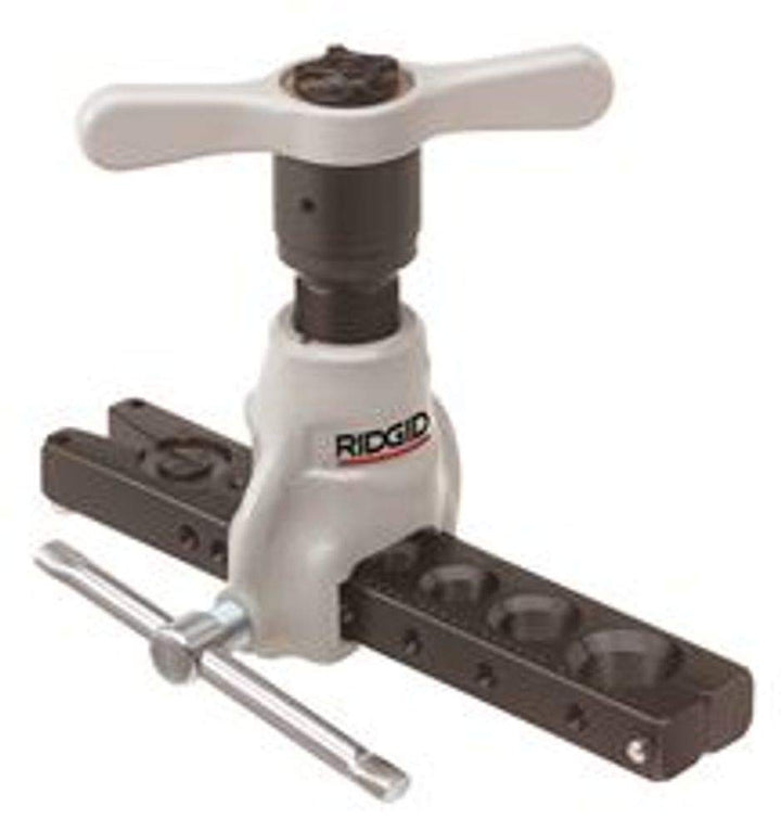 RIDGID 83037 Präzisions-Ratschen-Bördelgerät, 45° SAE Bördel für 1/8-Zoll- bis 3/4-Zoll-Rohre